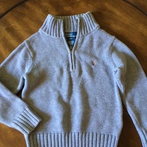 Grey Ralph Lauren Polo sweater 4T